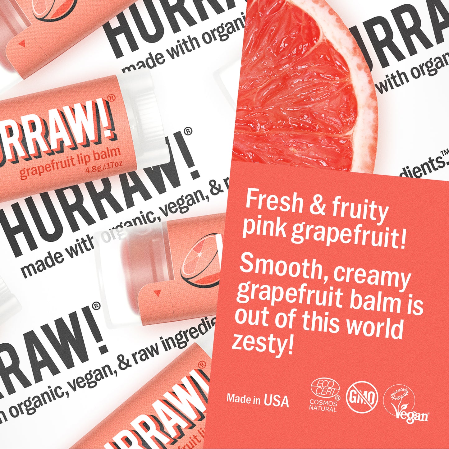 Grapefruit Lip Balm