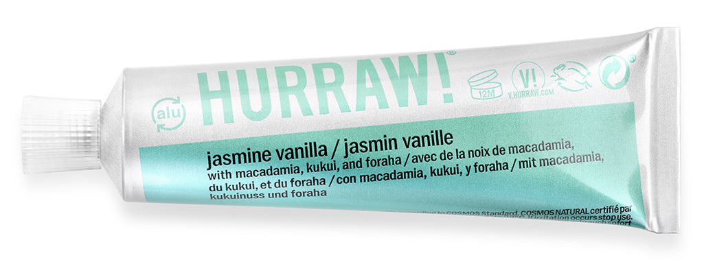 Hurraw! Jasmine Vanilla BALMTOO : Vegan & Organic Bodycare. – Balm : lip balm, makeup, & natural deodorant.