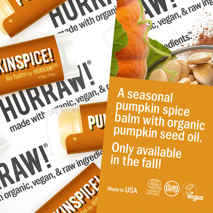 Pumpkin Spice Lip Balm ( October - December )