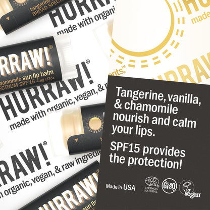 Baume à lèvres solaire SPF15 