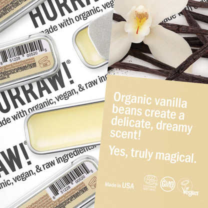 Vanilla Bean Lip Balm - Slim Slider Tin