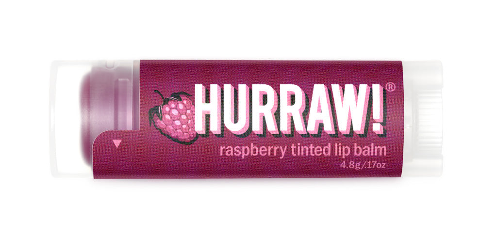 Raspberry Tinted Lip Balm | Vegan + Organic | Hurraw! Balm