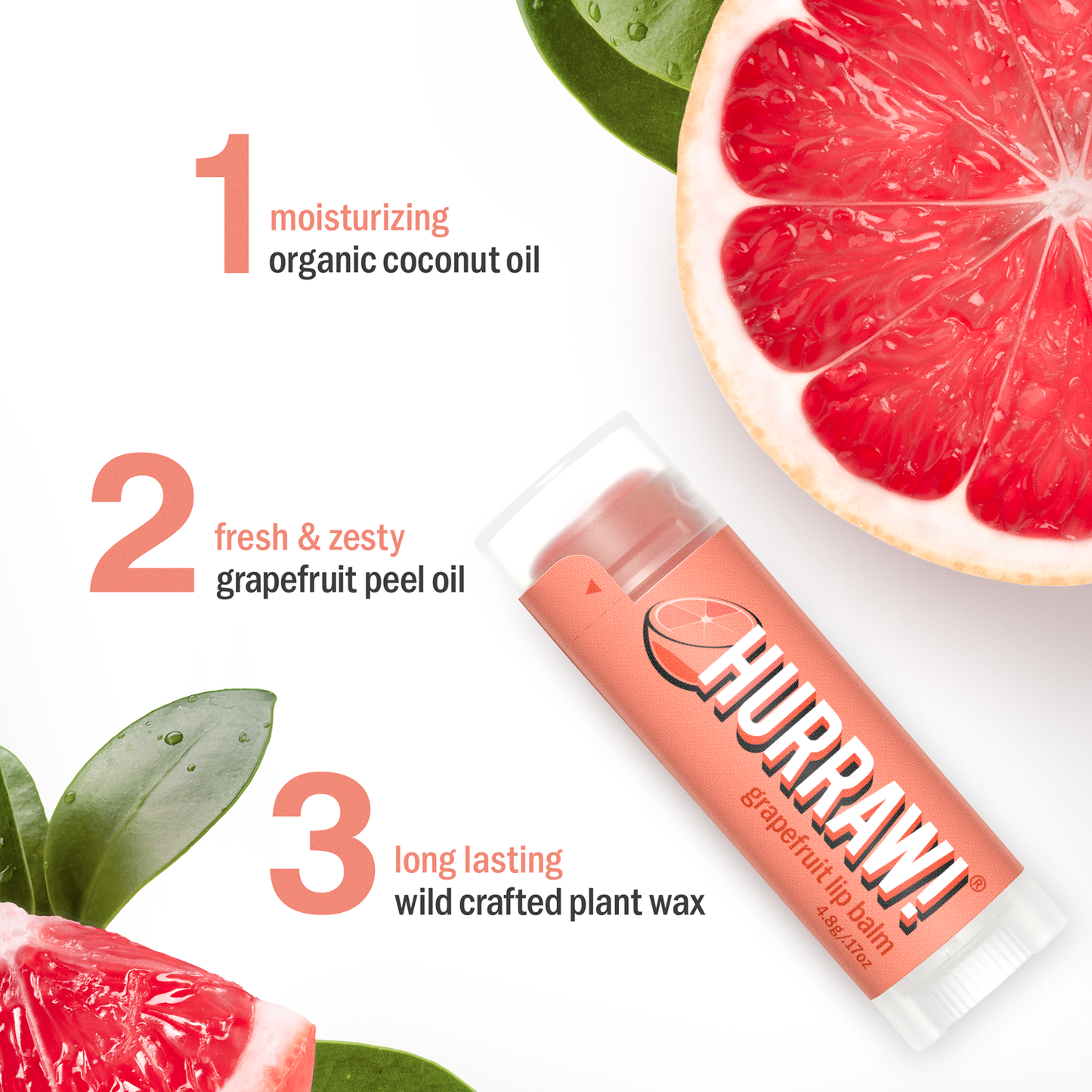Grapefruit Lip Balm