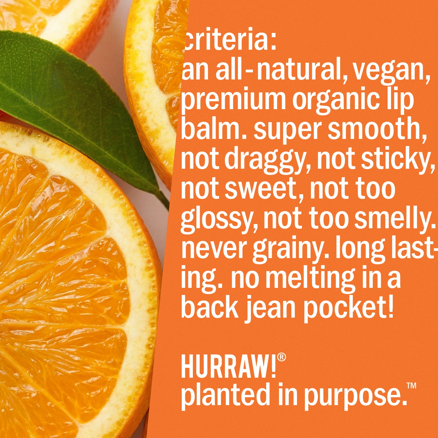 Orange Lip Balm